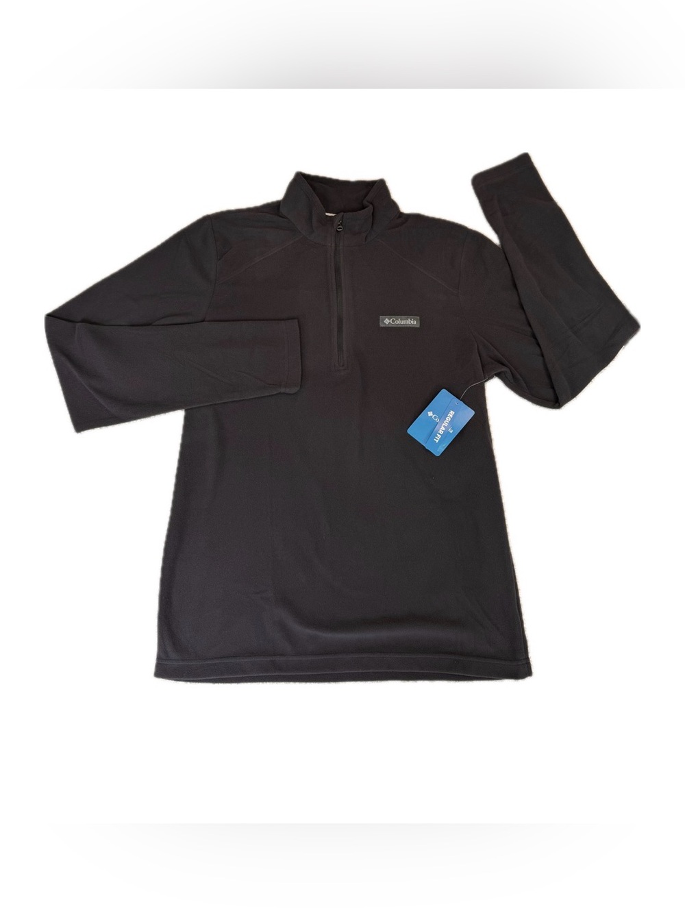 Columbia Men’s Black Lake Aloha Half Zip Fleece Size Small New With Tags